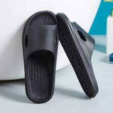 Non-Slip Bathroom Design Unisex House Slippers, Suitable For Bathing And Foot Washing. Made Of EVA Material, Soft And Comfortable, Quick-Drying, Also Suitable For Summer Wear. Simple Cut With Soft Fabric Ensures Comfortable Fit And Flexible Texture. Textured Outsole Provides Anti-Slip Traction. - A - View 16