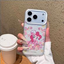 Một chiếc ốp lưng điện thoại bằng acrylic họa tiết vỏ sò với hình ảnh My Little Pony, chủ đề hoa đào, dễ thương, nữ tính, phong cách mùa xuân ngọt ngào, thiết kế hoạt hình anime, phù hợp với dòng iPhone 17/17 Pro/17 Pro Max/17/16/15/14/13/12. - Trong sáng - Xem 7