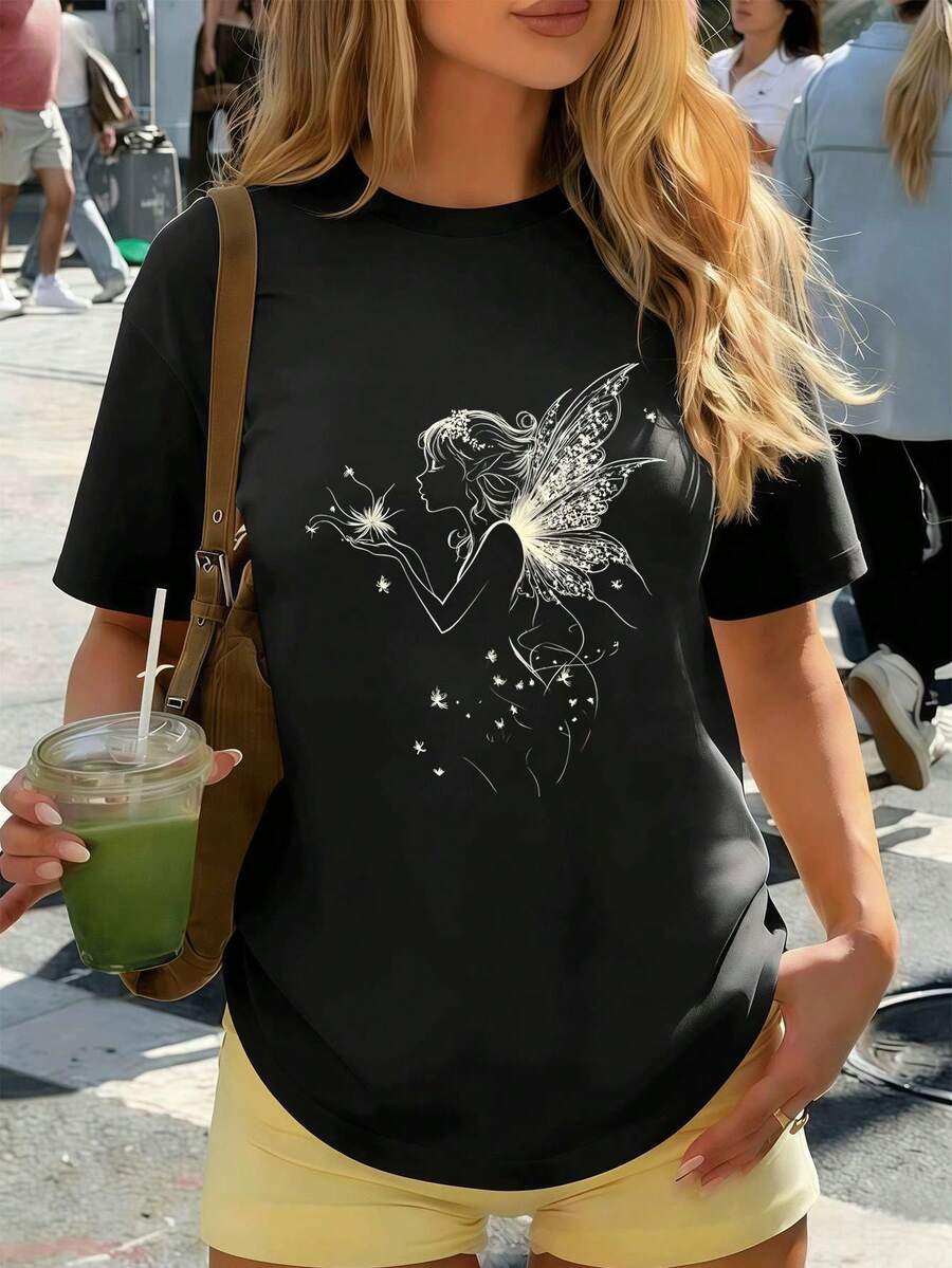 Women T-Shirts - Black - View 1