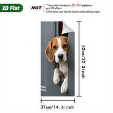 1pc Trash Can Sticker [14.57 X 32.28 Inches] Peeking Dog Design, Wall Decal Adhesive Wallpaper For Kitchen Trash Can Decor, Applicable To Trash Can, Wall, Home Decor - Style 1 - View 12