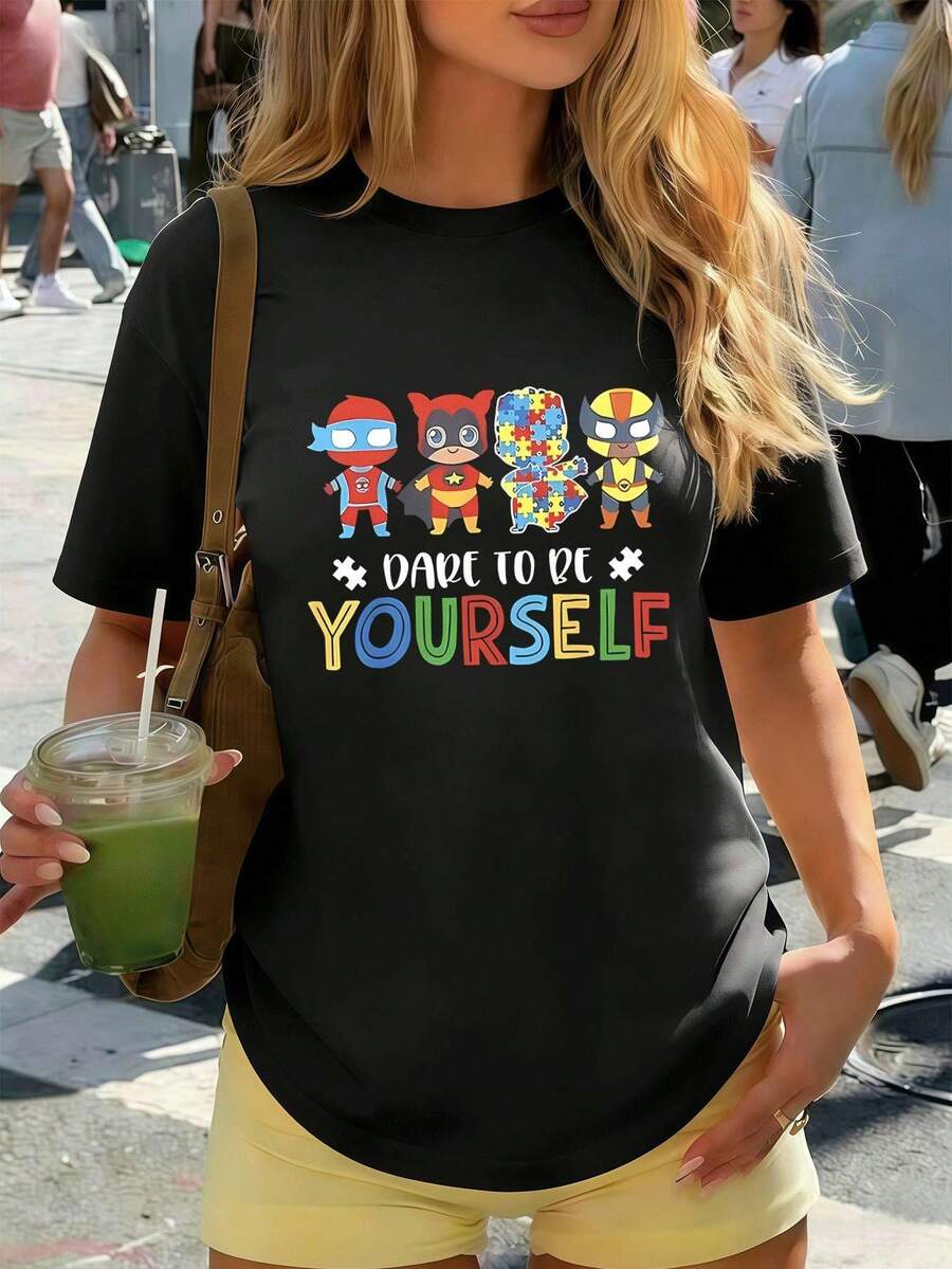 Women T-Shirts - Black - View 1
