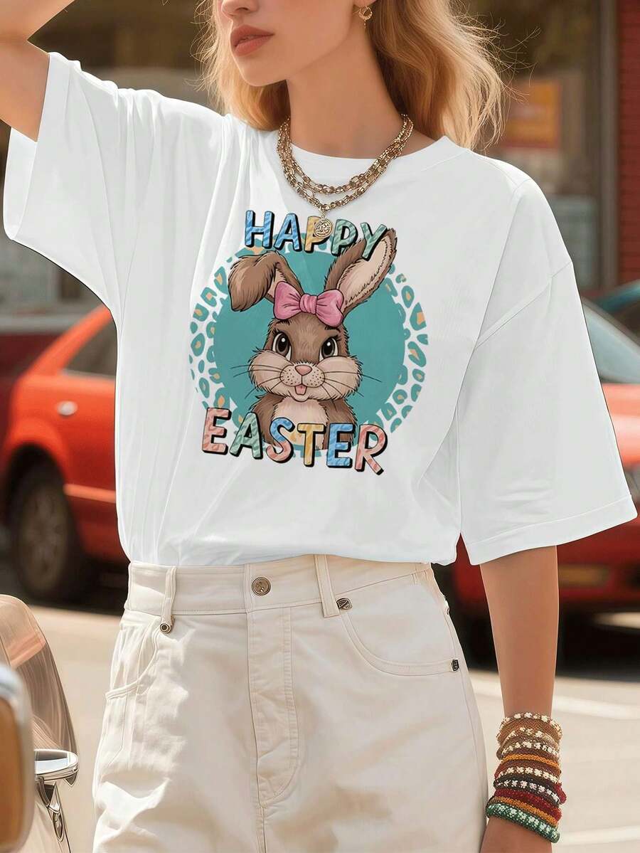 Dam-T-shirts - Vitt - Visa 1