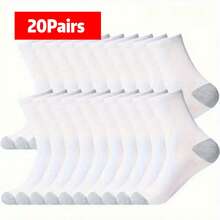Men's Versatile Casual Minimalist Mid-Calf Socks - A - View 10