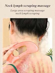 1pc Resin Gua Sha Board With Scraper, Suitable For Abdomen, Back, Limbs, Full Body SPA Beauty Tool, ABS Gua Sha Board For Back And Face, Reusable Manual Muscle Relaxation, Gua Sha, Lymph Detox, Fibrosis, Back Itching, School, Back To School, Travel, Travel Essentials, Home Essentials, SPA, Massage Tool, Massage, Massager, SPA - Multiple Styles - View 1