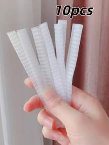 50/10/5 chiếc lưới bảo vệ cọ trang điểm, ngăn ngừa rụng lông và làm thẳng lông cọ, phù hợp với mọi kích cỡ, lưới bảo vệ co giãn cho cọ trang điểm, lưới tạo hình chống xù lông, phụ kiện cọ trang điểm, bảo vệ hình dạng lông cọ, lớp phủ bảo vệ để tạo hình và chống xù lông. - Nhiều màu - Xem 7