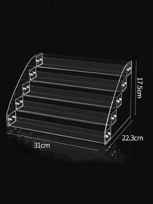 Multi-Purpose Display Rack Cosmetics Storage Organizer Nail Polish Holder Eyeglasses Shelf Countertop Vanity Display Rack Suitable For Holidays Beaches Bathrooms And Collections Large Capacity No Tool Need Assembly Home Orgnization Essentials - Many - View 11