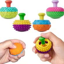 1/2/3pcs Silicone Finger Stress Relief Toys, Sensory Stress Relief Gadgets, Suitable For Teens And Adults, Tactile Desk Toys, Autism ADHD Anxiety Relief Gifts, Christmas Stocking Stuffers, Random Colors And Styles - Multicolor - View 4