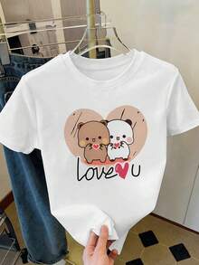 Women T-Shirts - White - View 2