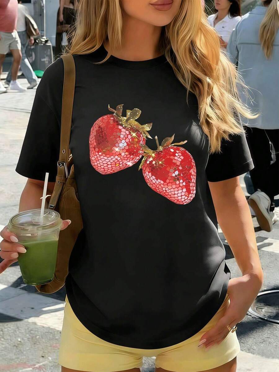 Women T-Shirts - Black - View 1
