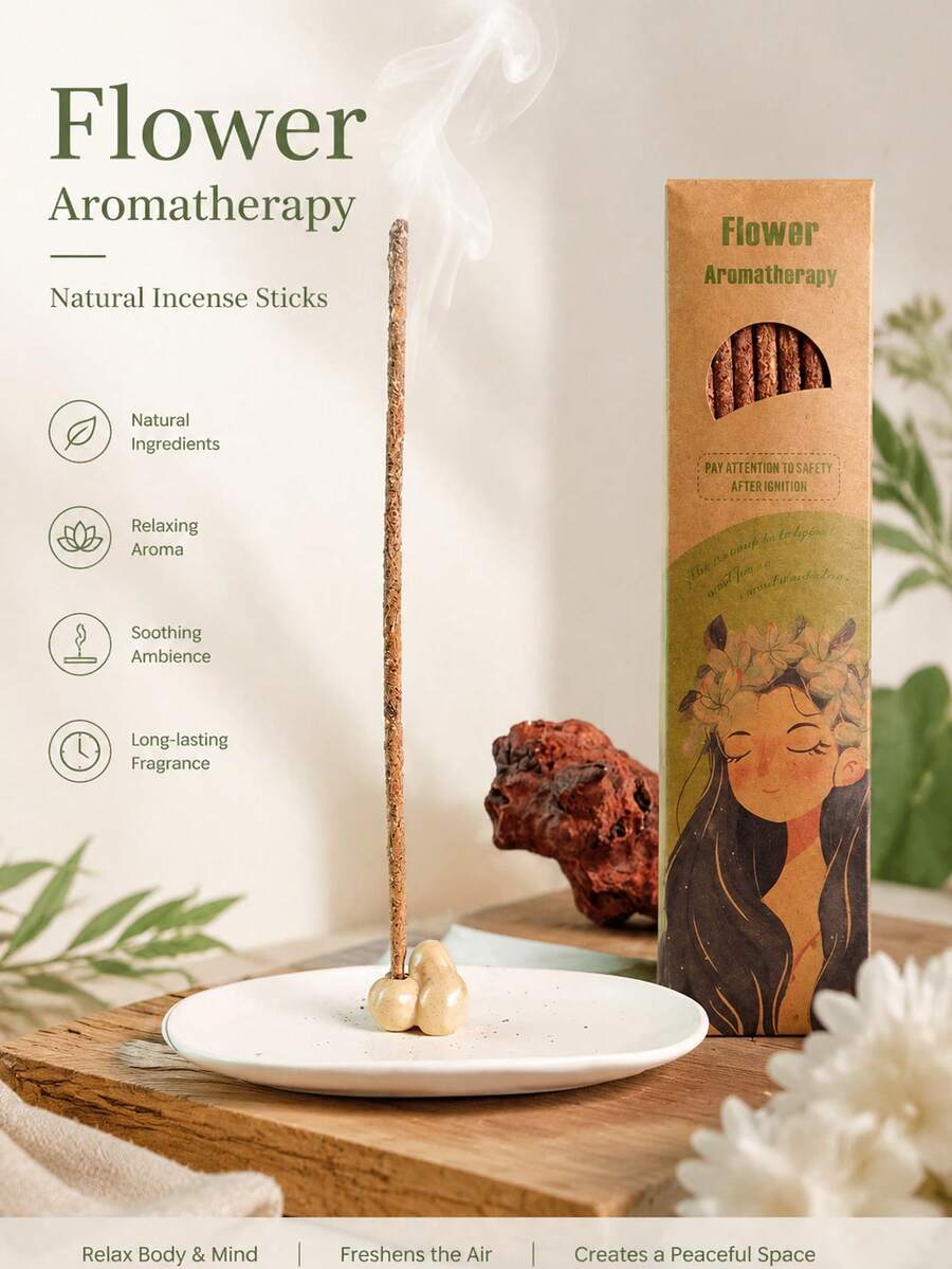 天然手工花瓣香薰棒，檀香香氛，舒缓放松，助眠安神，持久留香，多种香型可选，馈赠佳品。 - 多香 - 查看 1