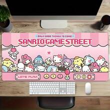 SANRIO 1個三麗歐電競滑鼠墊 - 可愛卡通設計、防滑橡膠底、可水洗桌面墊；適用於辦公室、學校和居家裝飾 - E - 查看 7