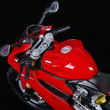 Maisto 1:12 Scale Ducati 1199 Panigale Motorcycle Model, Exquisite Alloy Simulation Toy With Stand, Best Christmas/Birthday Gift - Multicolor - View 6