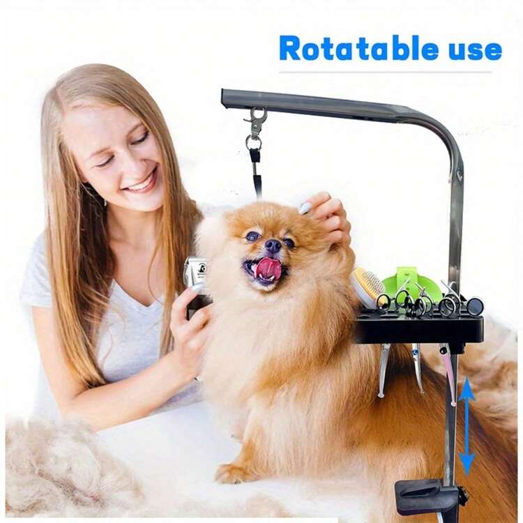 Rotatable Pet Grooming Storage Rack, Suitable For Pet Grooming Table Accessories, Portable Pet Grooming Tool Rack - View 6