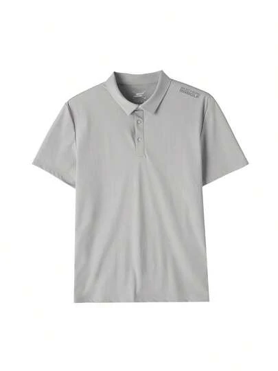 Skechers 男士POLO衫 男士針織短袖POLO衫日常舒適簡約戶外通勤穿搭POLO短袖 P226M203-00MV