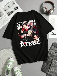 Women T-Shirts - Black - View 1