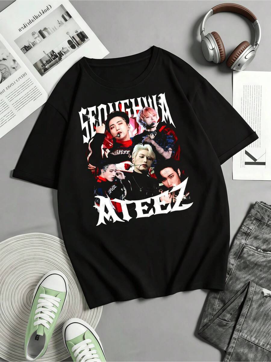 Women T-Shirts - Black - View 1