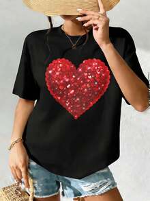 Women T-Shirts - Black - View 2