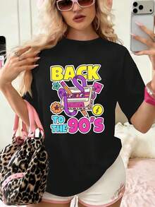 Women T-Shirts - Black - View 1