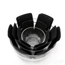 15pcs Durable Non-Stick Cookware Pads, Scratch-Resistant Patterned Pads, Washable And Reusable Felt Pads, Suitable For All Cookware, Protect Cookware, Durable And Non-Slip, Suitable For Induction/Gas/Electric Stoves, Daily Kitchen Use - View 7