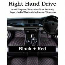 Premium Luxury PU Leather Embossed Car Floor Mats For Polestar 2 2020-2022, Waterproof Anti-Slip Stain-Resistant Durable Full Coverage Black Beige Multi-Color Mats, Universal For Left-Hand Drive And Right-Hand Drive - Multicolor - View 21