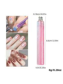 1 chiếc dụng cụ vẽ móng nghệ thuật hình hoa đơn giản và tươi sáng, cọ vẽ hoa. - Nhiều màu - Xem 8