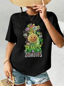 Women T-Shirts - Black - View 2