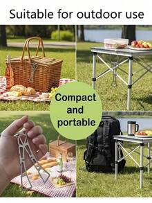 1pc Stainless Steel Cross Steaming Rack, Detachable Heat-Resistant Pot Steaming Stand, Portable Kitchen Steamer Rack With Hanging Rope, Cooking Pot & Frying Pan Heat Insulation Mat, Outdoor Camping BBQ Travel Kitchen Tool, Family Gift - View 9