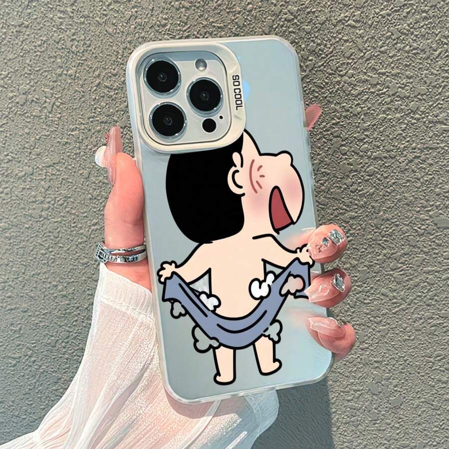 Handyhülle mit vintage Anime-Design kompatibel mit iPhone12 Mini/Air/11 Pro/11 Pro Max/13 Mini/16 Pro Max/17/13 Pro/16/13 Pro Max/13/14 Plus,  Galaxy S22 Ultra 5G/ 15 pro/ Galaxy S23 Ultra, vintage anime design cooles anime design retro anime stil klassischer anime stil. - Silber - Übersicht 1