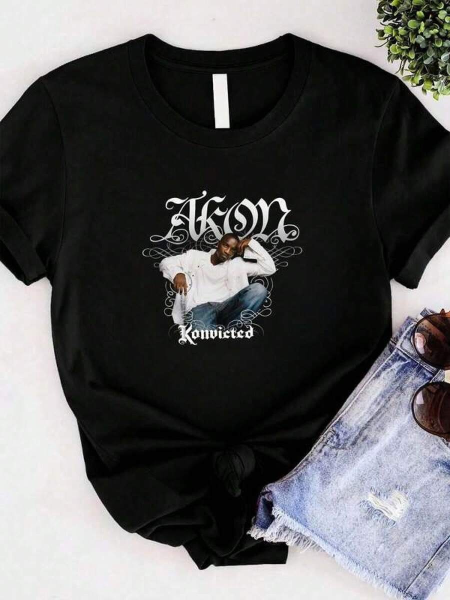 Women T-Shirts - Black - View 1