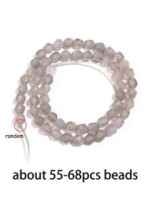 1 Strand Irregular Bead Loose Gemstone Red Coral Prehnite Agate For Holidays Gifts For Jewelry Making Diy Bracelet Earrings Accessories 6 8 10mm - Multicolor - View 33