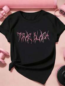 Women T-Shirts - Black - View 2