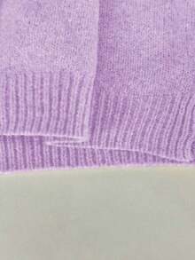Chaleco de mujer elegante y minimalista, de estilo francés, versátil y elegante - Morado - Ver 6