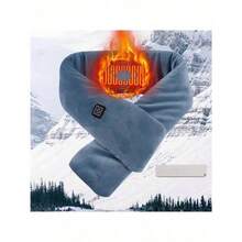 USB Powered Heated Scarf, 3 Heating Modes (Low/Medium/High), Unisex Winter Warm Neck Gaiter, Portable Heated Shawl, Suitable For Outdoor Travel And Commuting - Multicolor - View 11