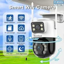 4MP Dual Lens Security Camera, Waterproof Design, Color Night Vision, Real-Time Two-Way Audio, AI Smart Motion Detection, 10W Stable Current, Dual 2.4GHz WIFI Antennas For Strong Signal, Suitable For Home And Business - Multiple Specifications - View 12
