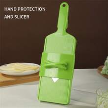 1PC V-Knife Multifunctional Vegetable Slicer, Cabbage Slicer, Vegetable Slicer, Salad Potato Cucumber Peeler, Carrot Shredder, Cabbage Slicer, Kitchen Cutting Tool, Multifunctional Handheld Potato Cucumber Slicer, Fruit Slicer, Available In 6 Colors - Multicolor - View 15