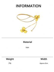 1pc Elegant Fashion Women's Arm Cuff Decoration, Unique Design Luxury Personalized Accessory, Suitable For Sleeveless Outfits, Delicate Bracelet Slimming And Versatile Jewelry - Butterfly Armband - View 8