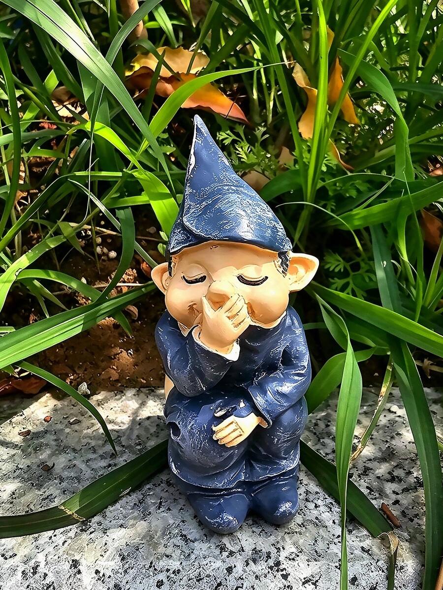 1个趣味树脂小矮人马桶阅读花园雕像——异想天开的迷你摆件,适用于户外露台、草坪、庭院、花坛和花盆装饰。耐候性强,手工彩绘,为家居花园、阳台和玻璃容器增添幽默感。是仙境花园爱好者的完美新奇装饰品和乔迁礼物。 - D - 查看 1