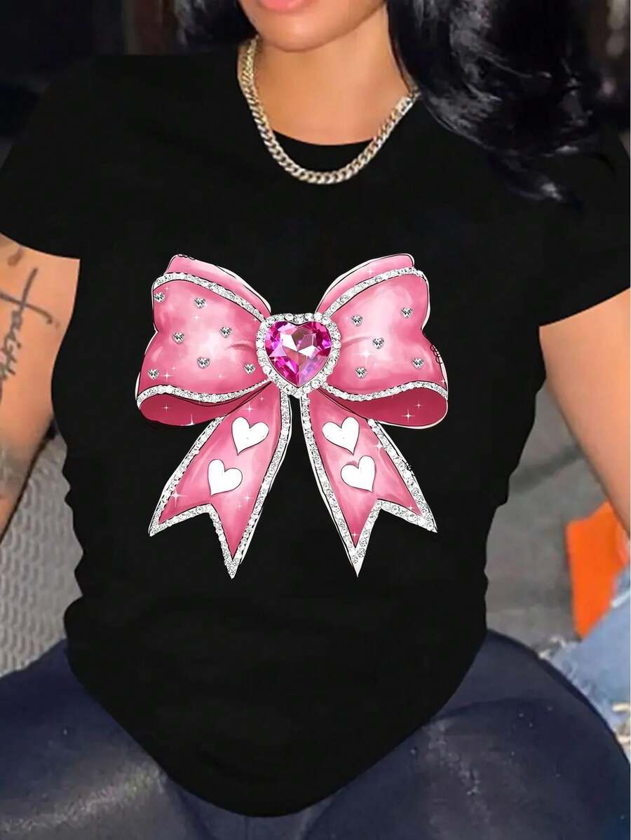 Women T-Shirts - Black - View 1
