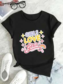 Women T-Shirts - Black - View 2