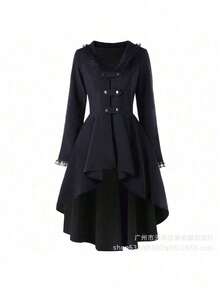 Cosplay Clothing - Black With Purple Background - View 3