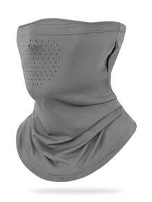 1pc Summer Ear Hanging Sun Protection Mask For Men, Outdoor Golf Sunscreen Ice Silk Mask, Sports Sunshade Neck Protection Fishing Cycling Motorcycle Full Face Mask, Breathable Mesh Feeling Ear Hanging Mask, Men's Lightweight Thin Quick Drying Face Cover - Multicolor - View 15