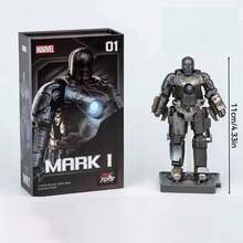 Marvel 漫威钢铁侠收藏人偶——4英寸和7英寸艺术雕像及可动模型，绝佳的礼物之选 - 彩色 - 查看 24