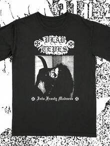 Vlad Tepes Francs Raw Black Metal S1Hort eeve Heavy cotton S1Hirt. - Negro - Ver 2