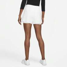 Nike Court Victory Tennis Shorts Women XL White Elastic Waist Activewear DSGL630 - 白色 - 查看 5
