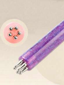 1 chiếc dụng cụ vẽ móng nghệ thuật hình hoa đơn giản và tươi sáng, cọ vẽ hoa. - Nhiều màu - Xem 4