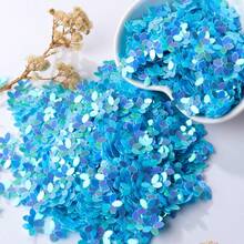100g Hạt kim tuyến hình hoa mai lõm 10mm, chất liệu PVC, sequin hoa anh đào 5 cánh óng ánh, phụ kiện làm móng nghệ thuật bằng nhựa, kim tuyến hồng hologram lấp lánh, hiệu ứng óng ánh mộng mơ, hình dáng hoa 5 cánh tinh tế, vẻ đẹp nữ tính nhẹ nhàng. - Hoa năm cánh - Xem 18