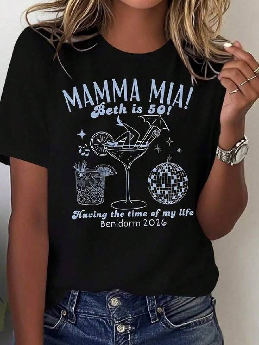 Women T-Shirts - Black - View 1