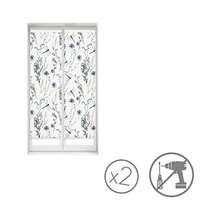 KIWI | Pack Of 2 Translucent Roller Blinds, Tool-Free Installation, Sizes From 40 To 90 Cm Wide And From 150 To 180 Cm High, Easyfix Drill-Free Installation, Available In 5 Models - Green - View 3