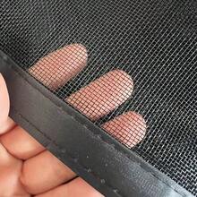 Summer Upgraded Black Fiberglass Anti-Mosquito Door Curtain, High Transparency Mesh, Strong Magnetic Self-Closing, Suitable For Home Use, Thick & Durable, Invisible Design, Breathable, No Drill Installation, Anti-Insect Door Curtain - Glass Black - View 9