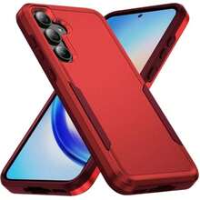 軍用級手機殼，相容 Galaxy A06 A36 A26 A56 A25 A05 A35 A55 A14 A54 A33 A53 A71 A73 A17 S26 S25 S23 S22 S21 S26 Ultra S25 FE S24 Plus，裝甲防護殼 - 紅色 - 查看 7